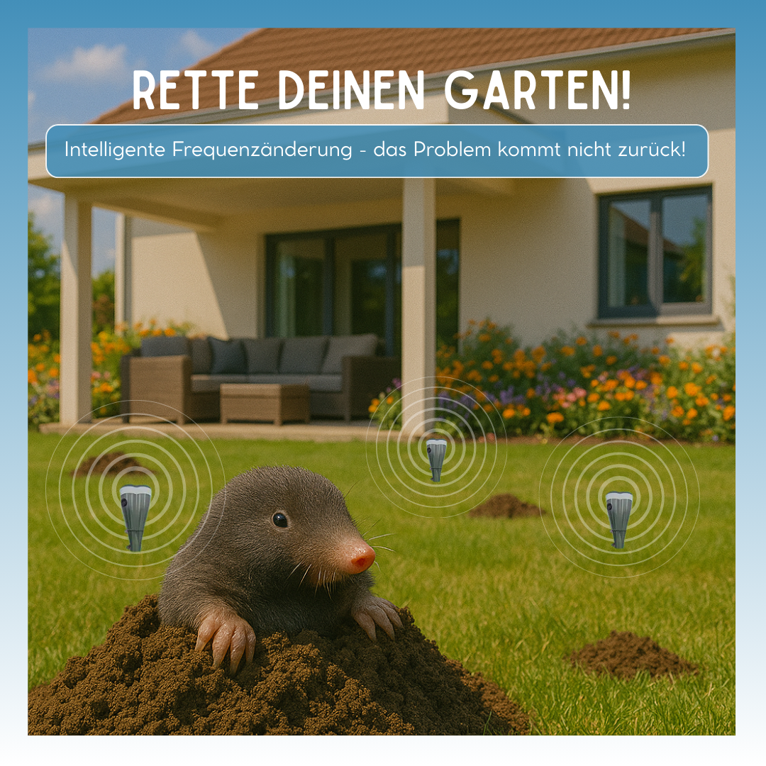 TerraVibe - Der erste solarbetriebene Vibrations-Repeller